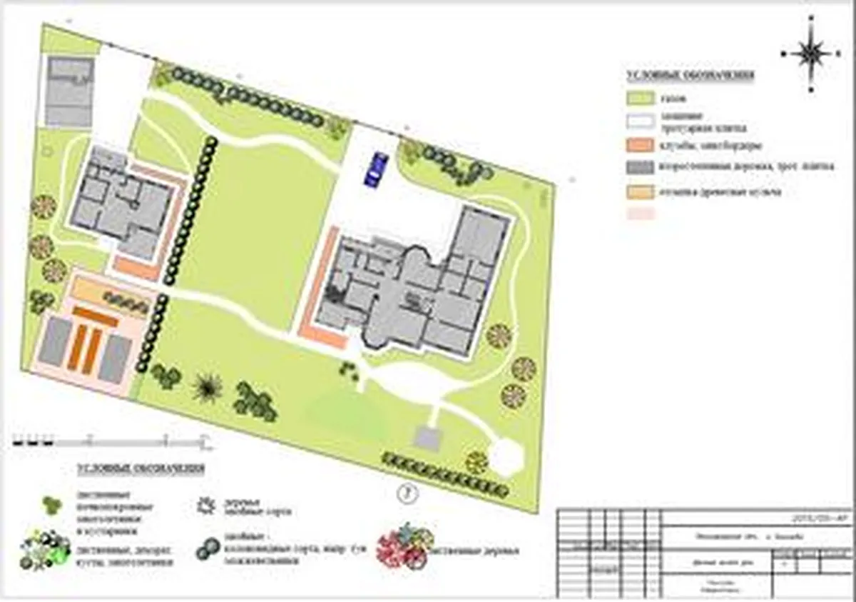 Генеральный план участка