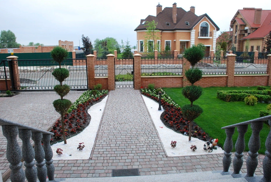 Идеи ландшафтного дизайна частного дома 